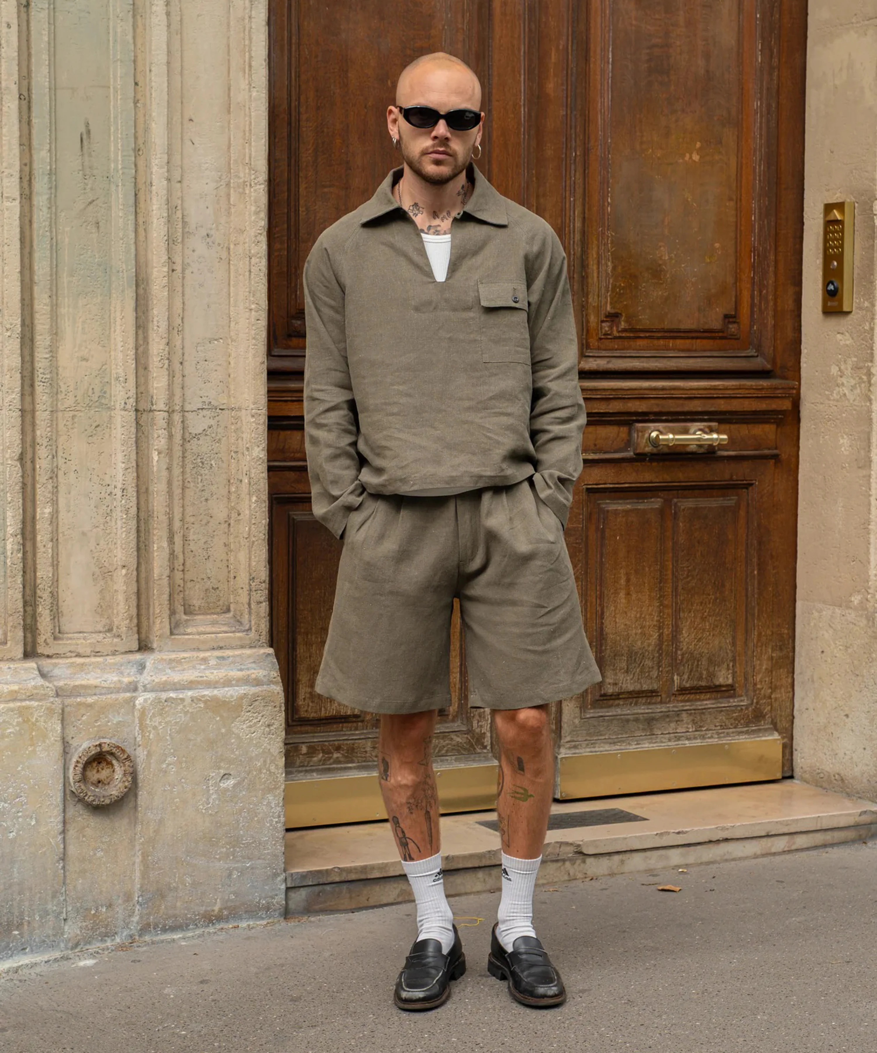 REWORK® DOUBLE PLEAT SHORTS - Image 2