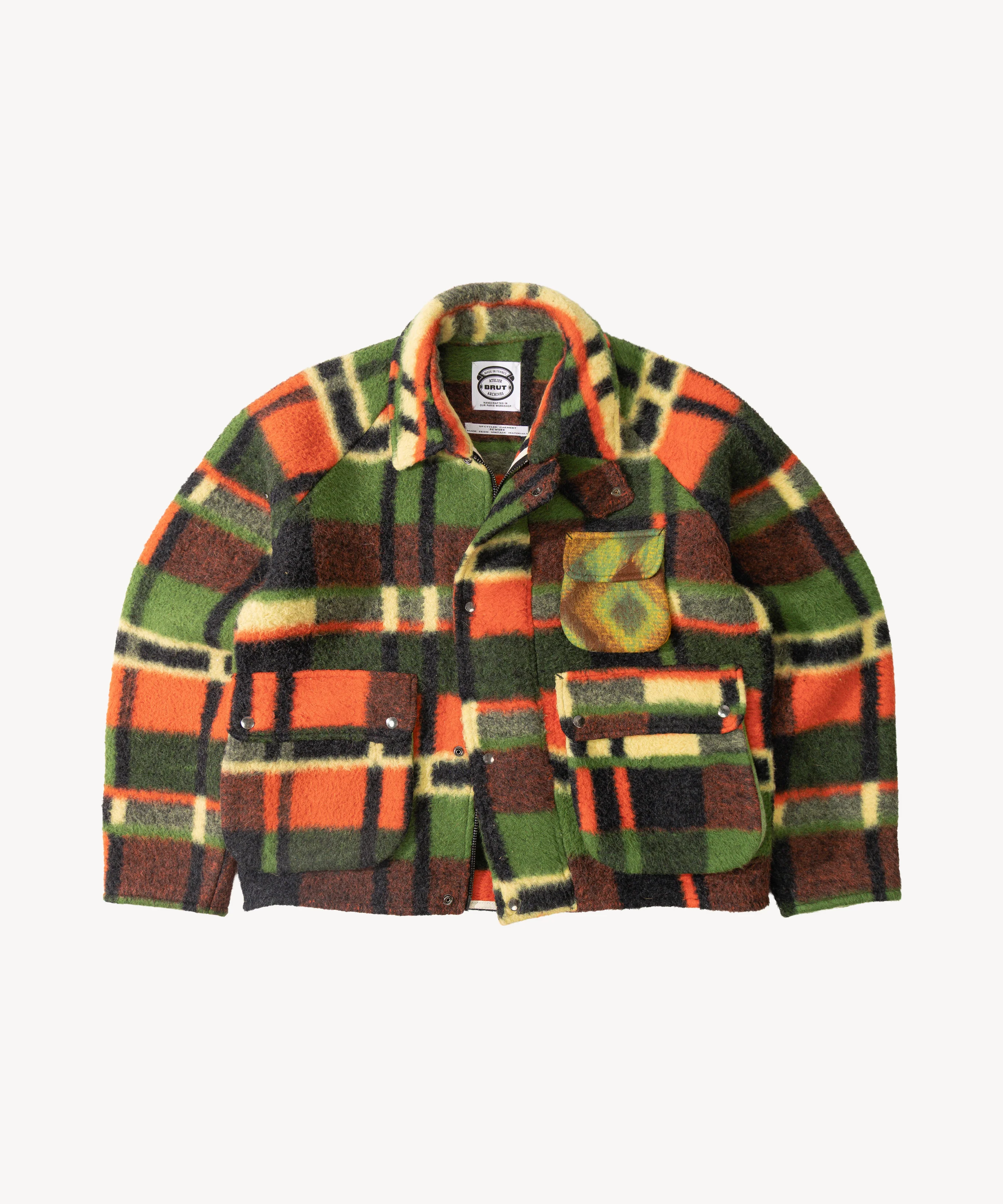 REWORK® WOOL PLAID JACKET - N° 002