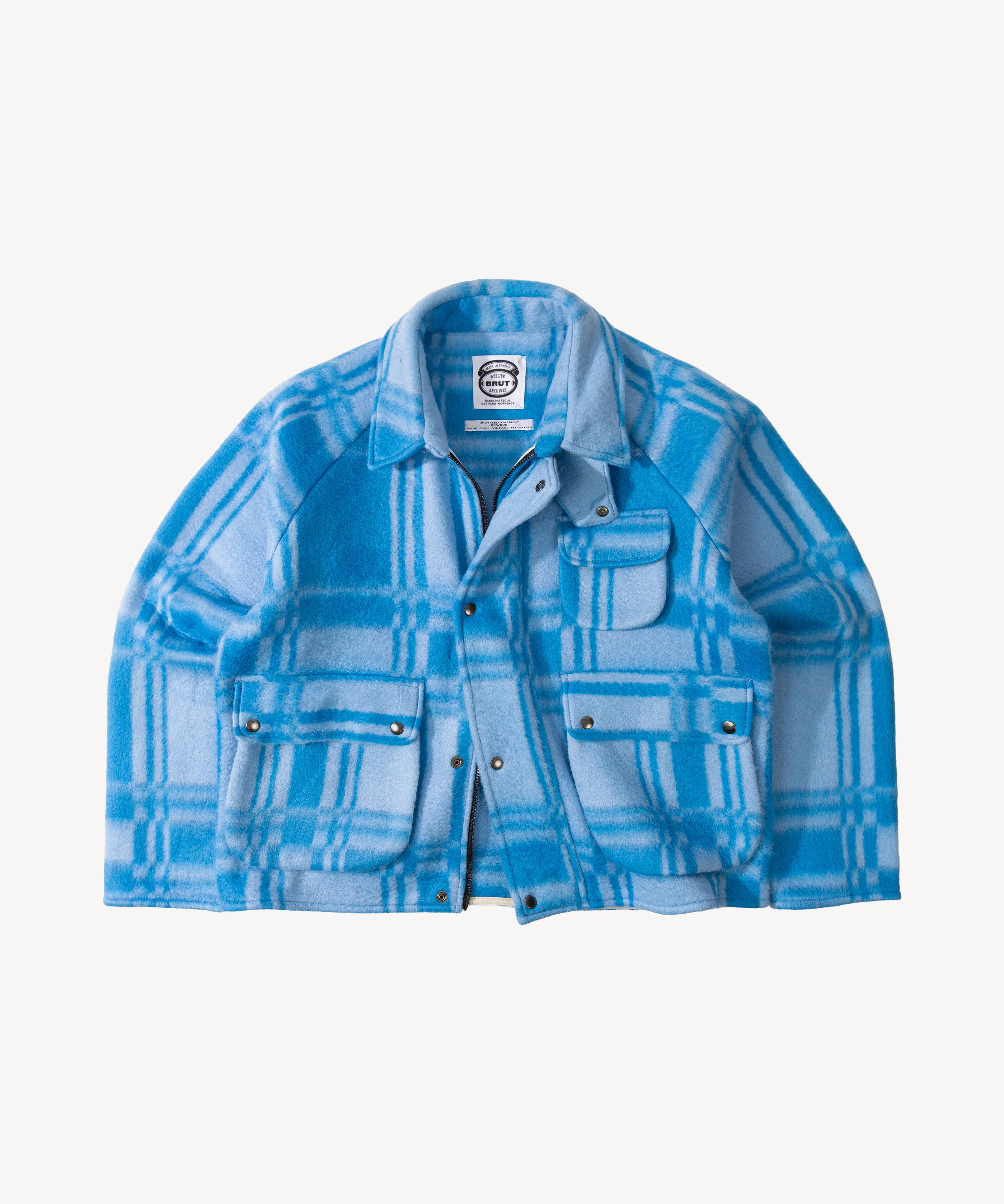 REWORK® WOOL PLAID JACKET - N° 006