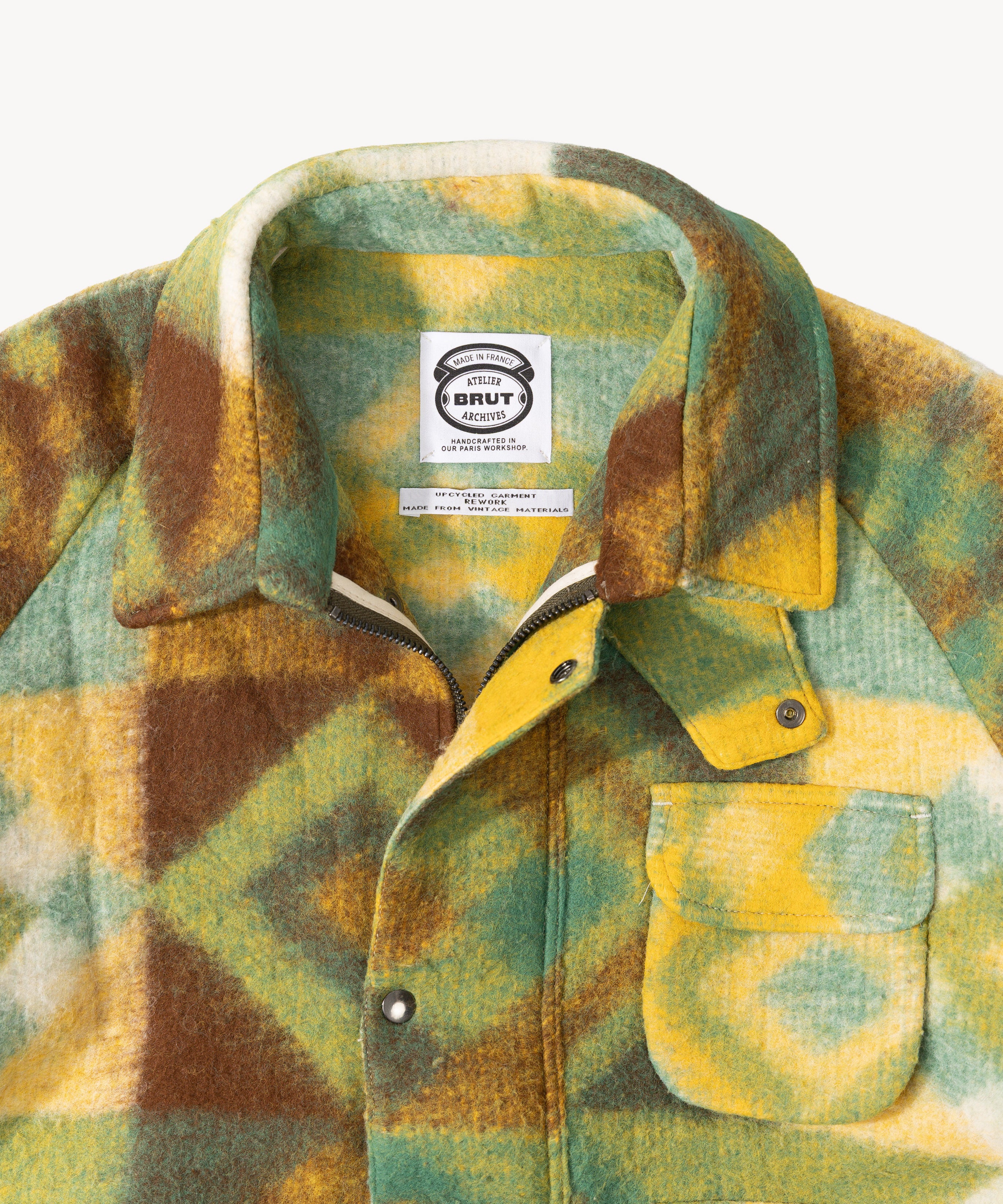 REWORK® WOOL PLAID JACKET - N° 012 - Image 4
