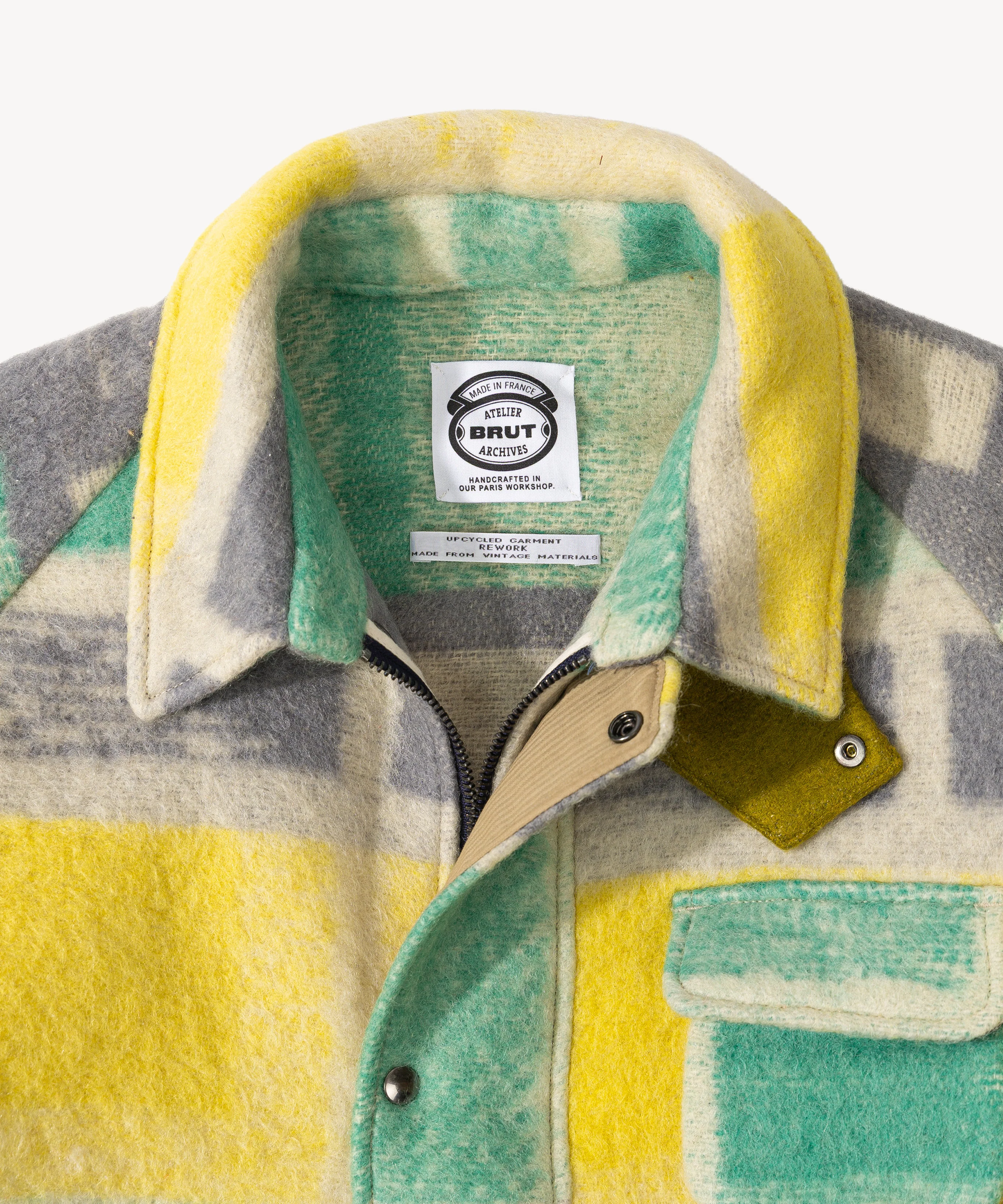 REWORK® WOOL PLAID JACKET - N° 014 - Image 4