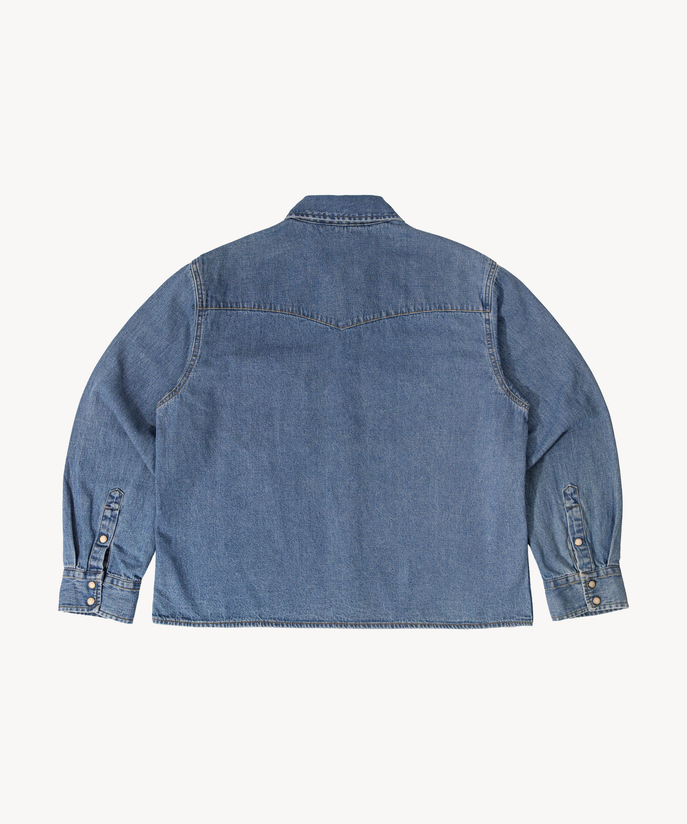 THE CROPPED DENIM SHIRT - Image 6