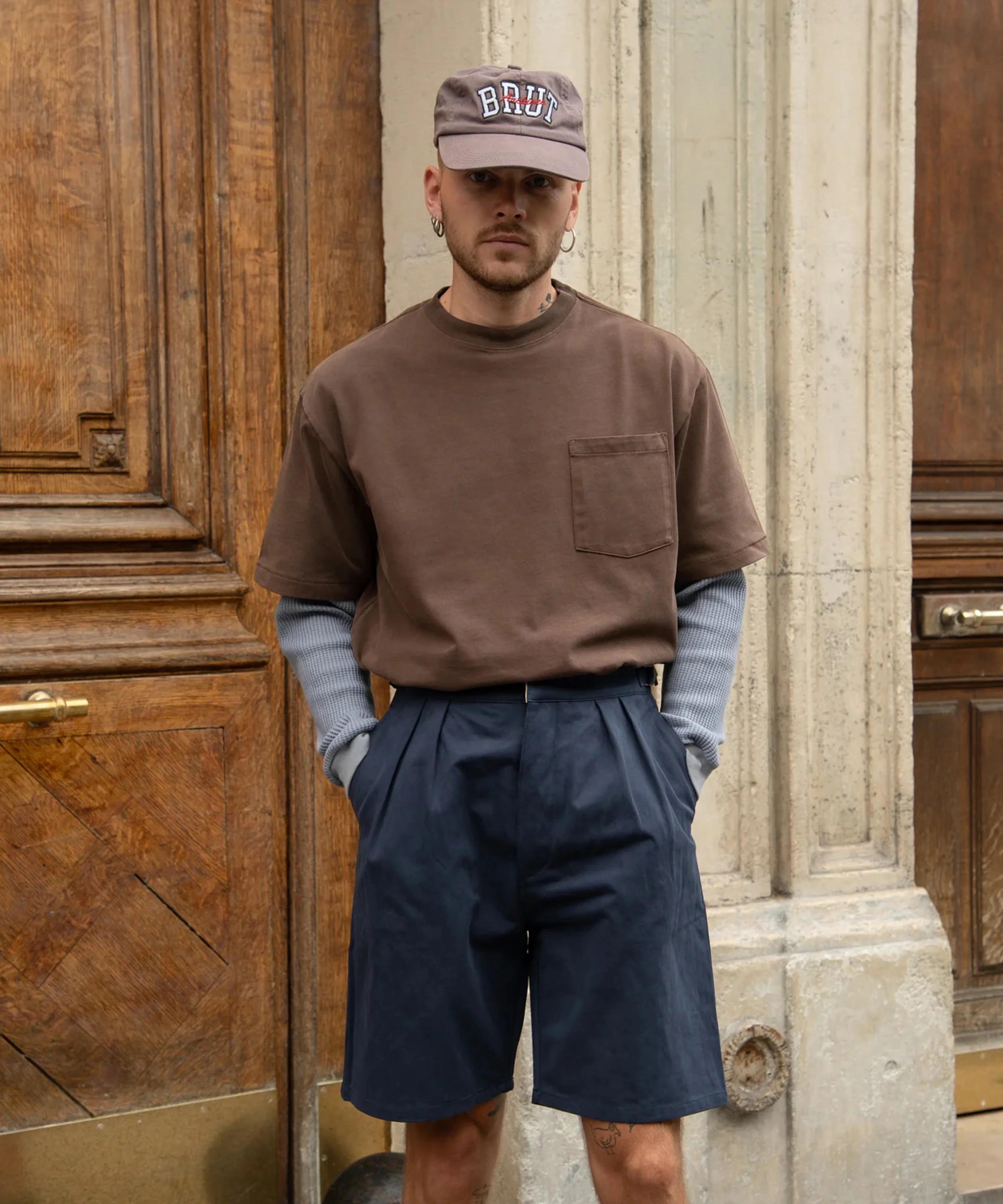 THE DOUBLE PLEAT SHORTS - Image 2
