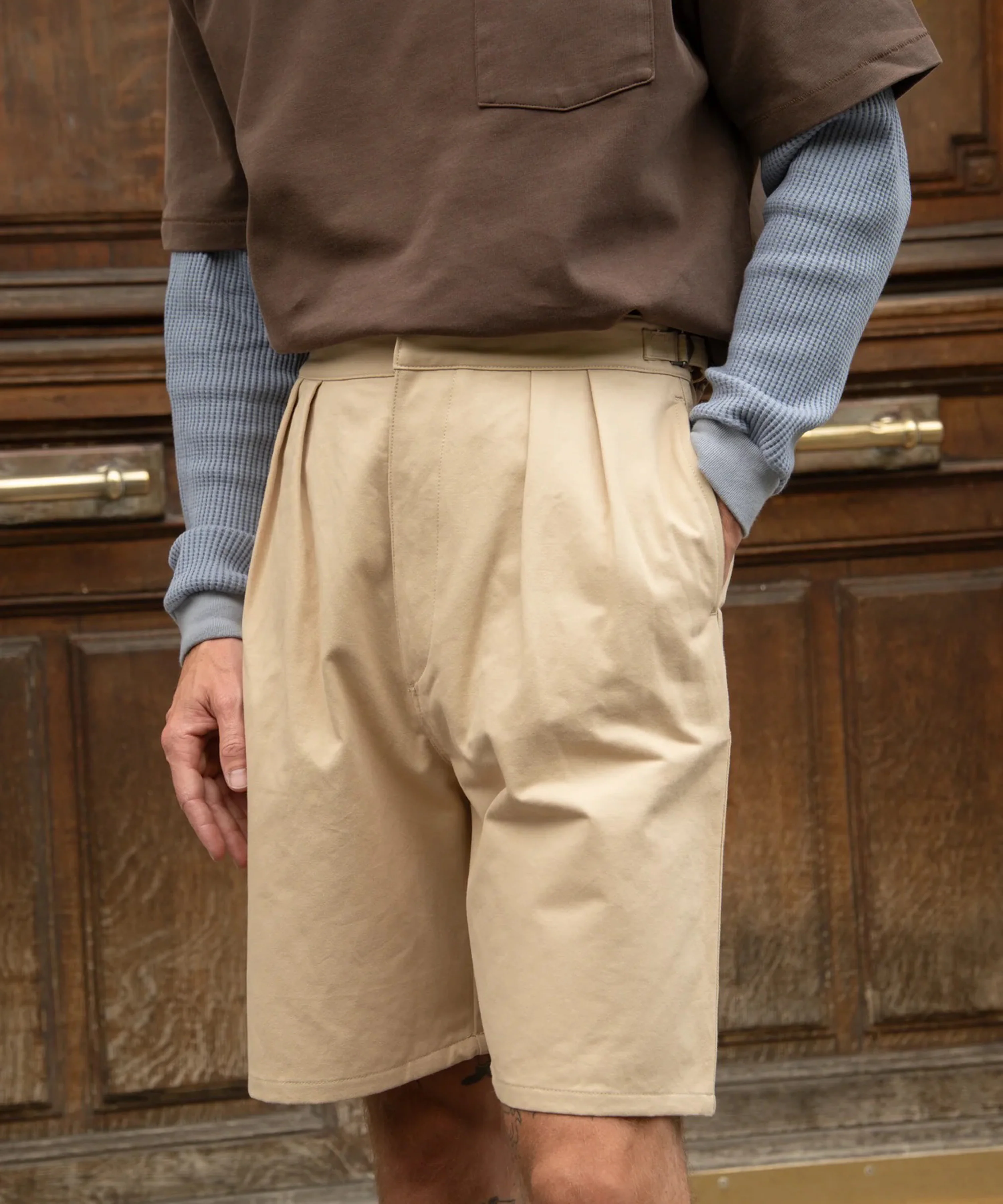 THE DOUBLE PLEAT SHORTS - Image 3