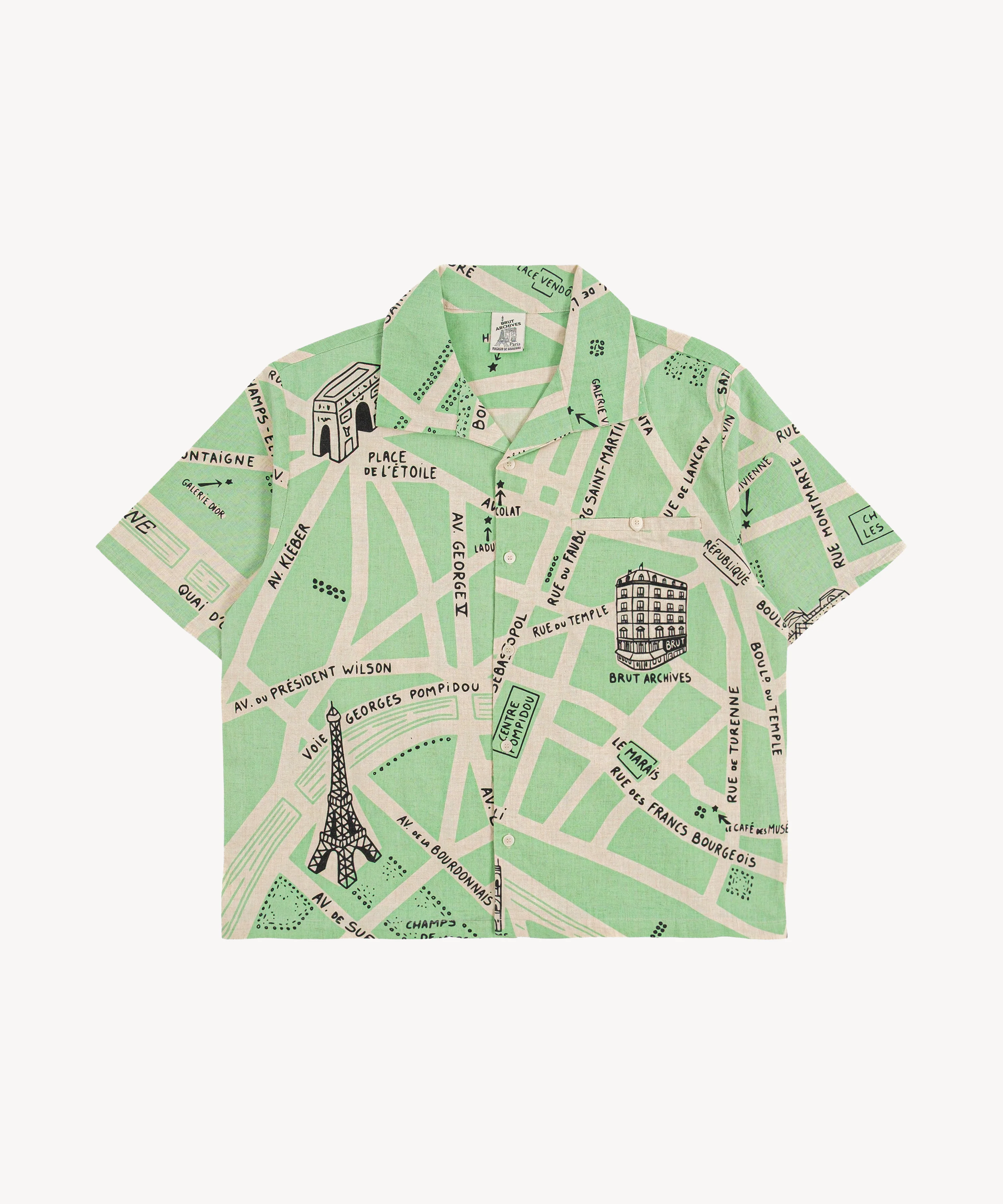 THE PARIS MAP SHIRT
