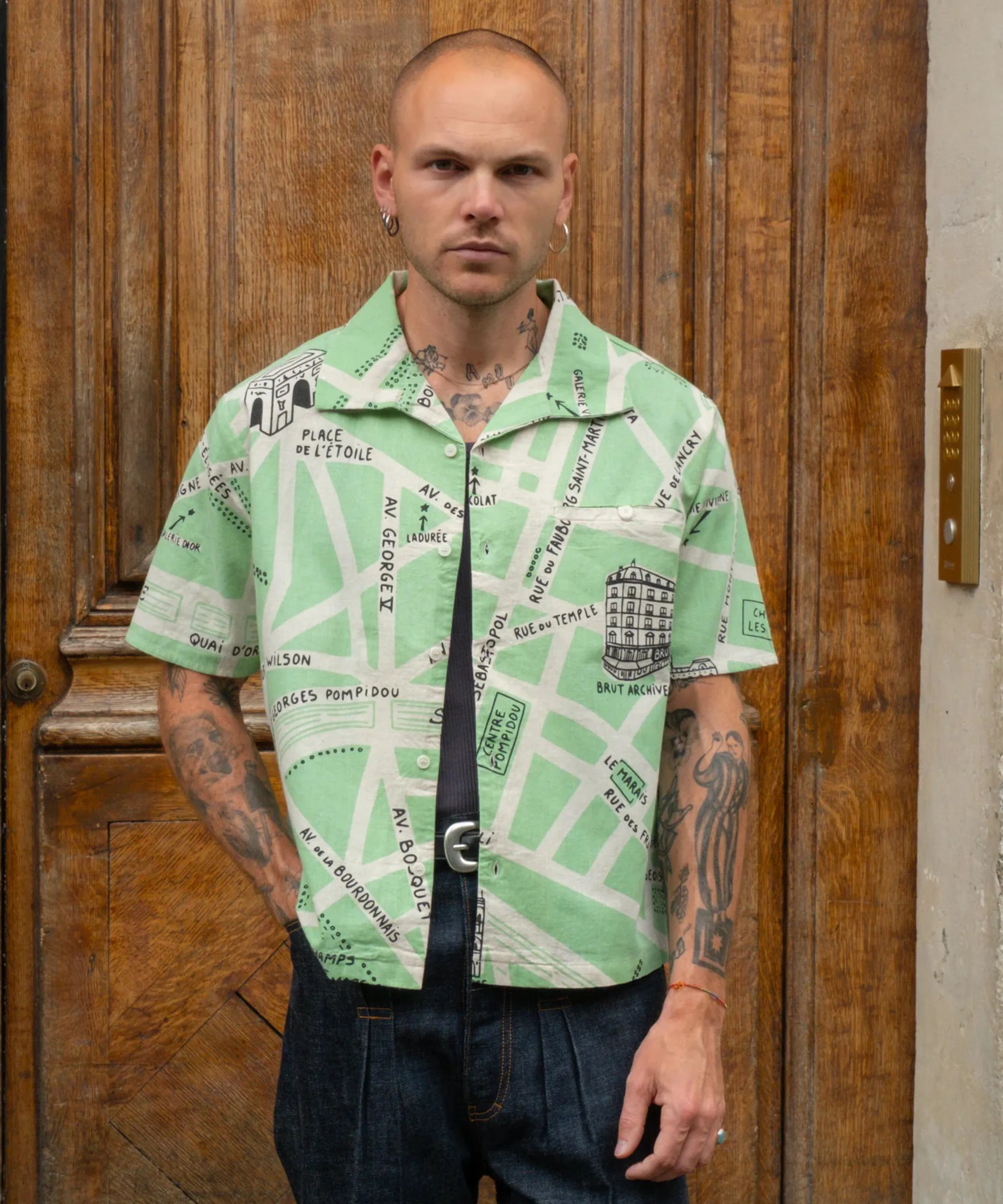 THE PARIS MAP SHIRT - Image 2