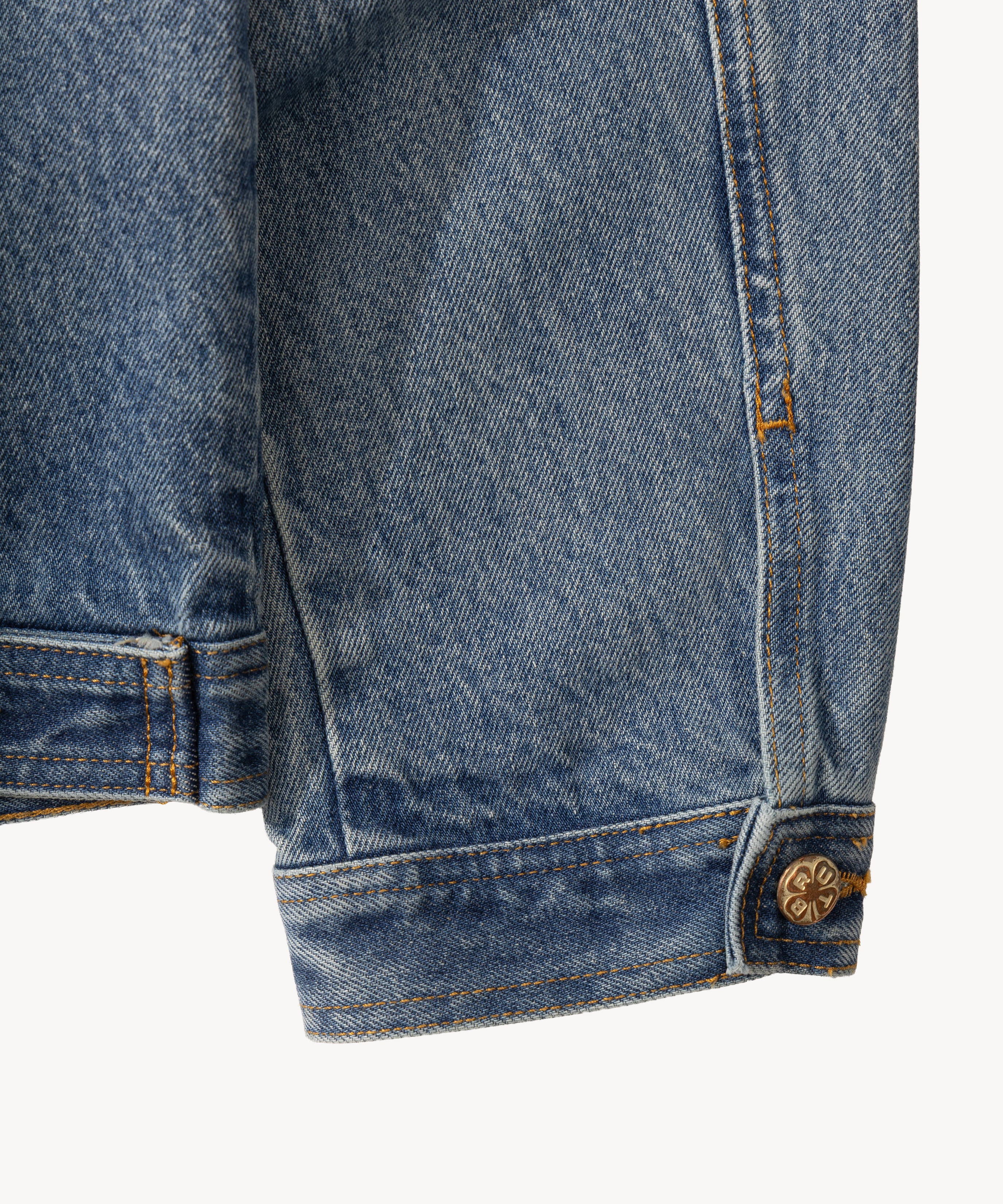 THE PLEATED DENIM JACKET - Image 6