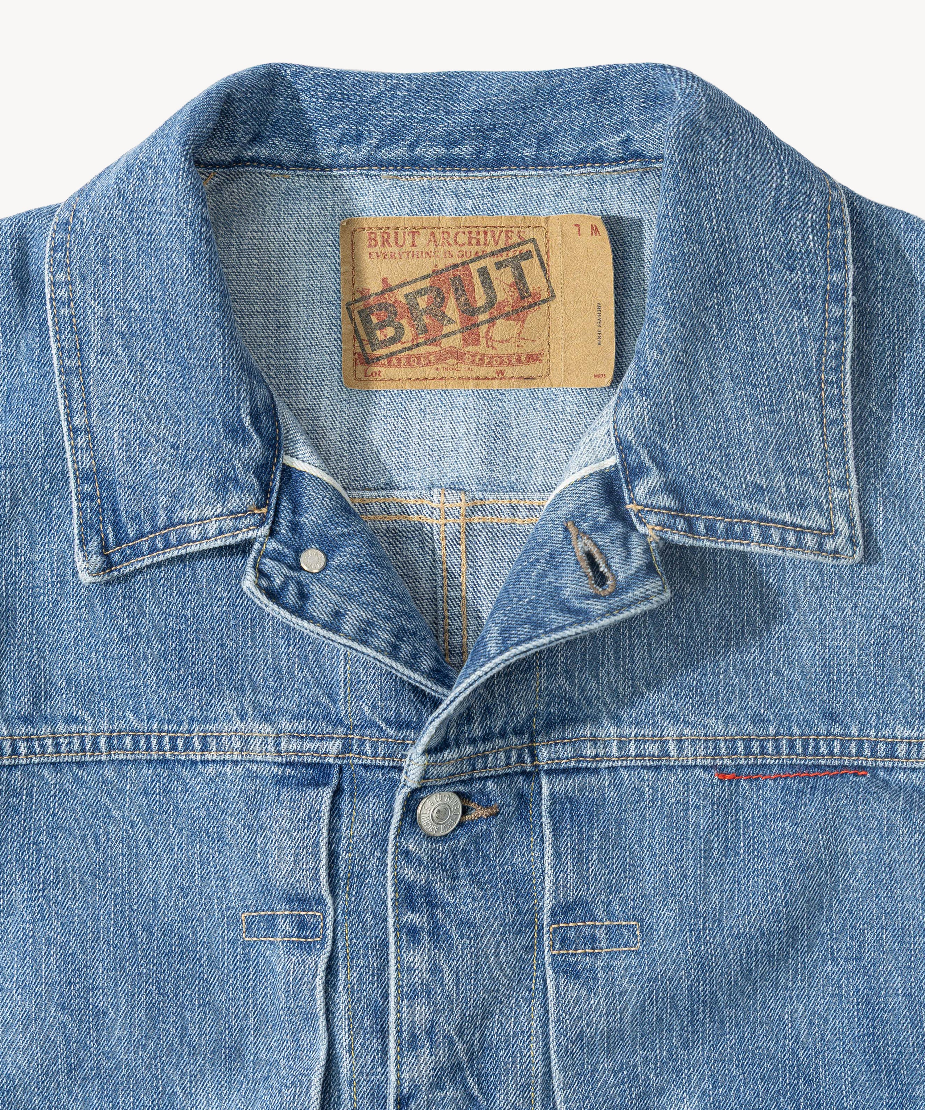 THE PLEATED SELVEDGE DENIM JACKET - Image 4