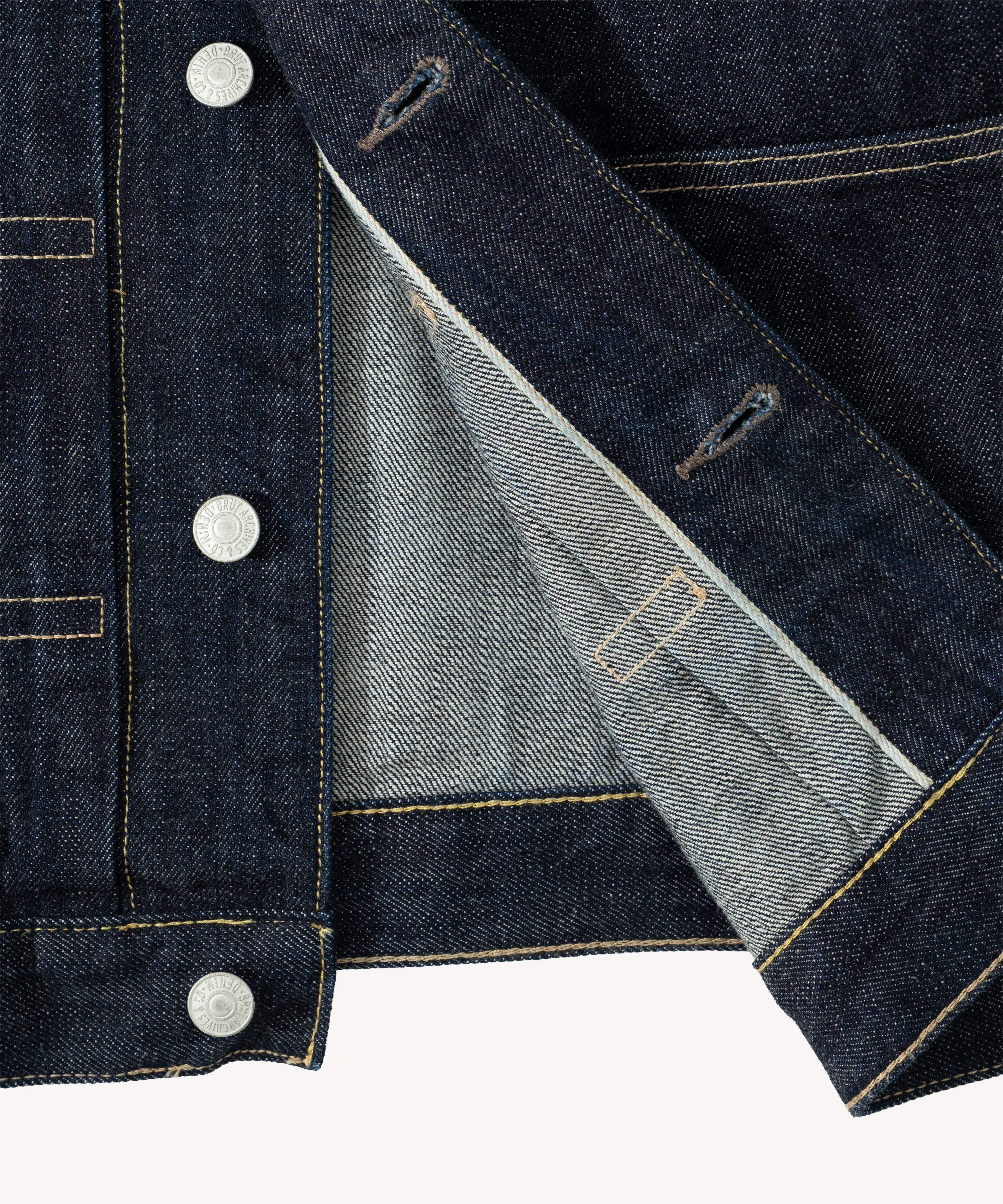THE PLEATED SELVEDGE DENIM JACKET - Image 5