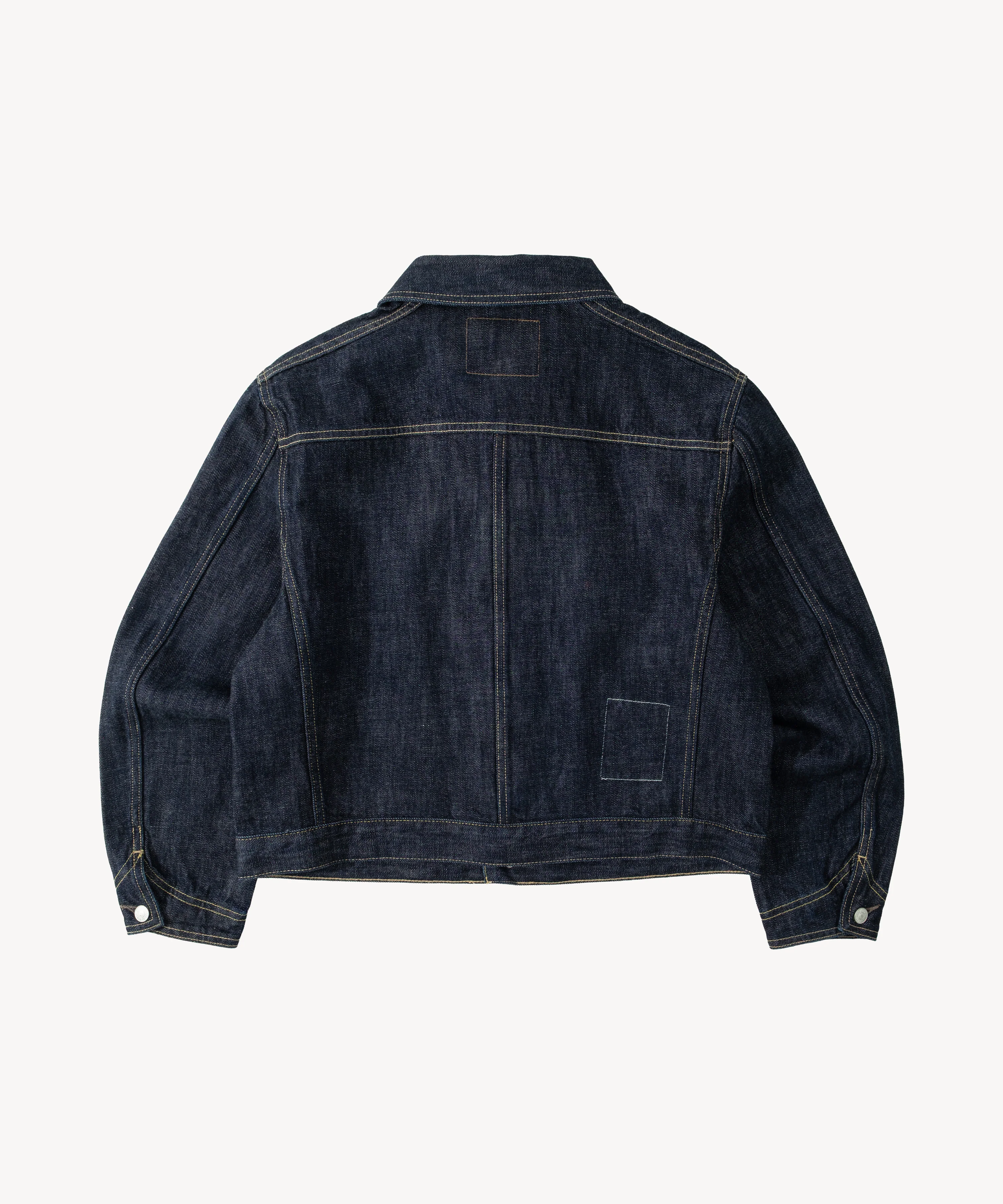 THE PLEATED SELVEDGE DENIM JACKET - Image 7