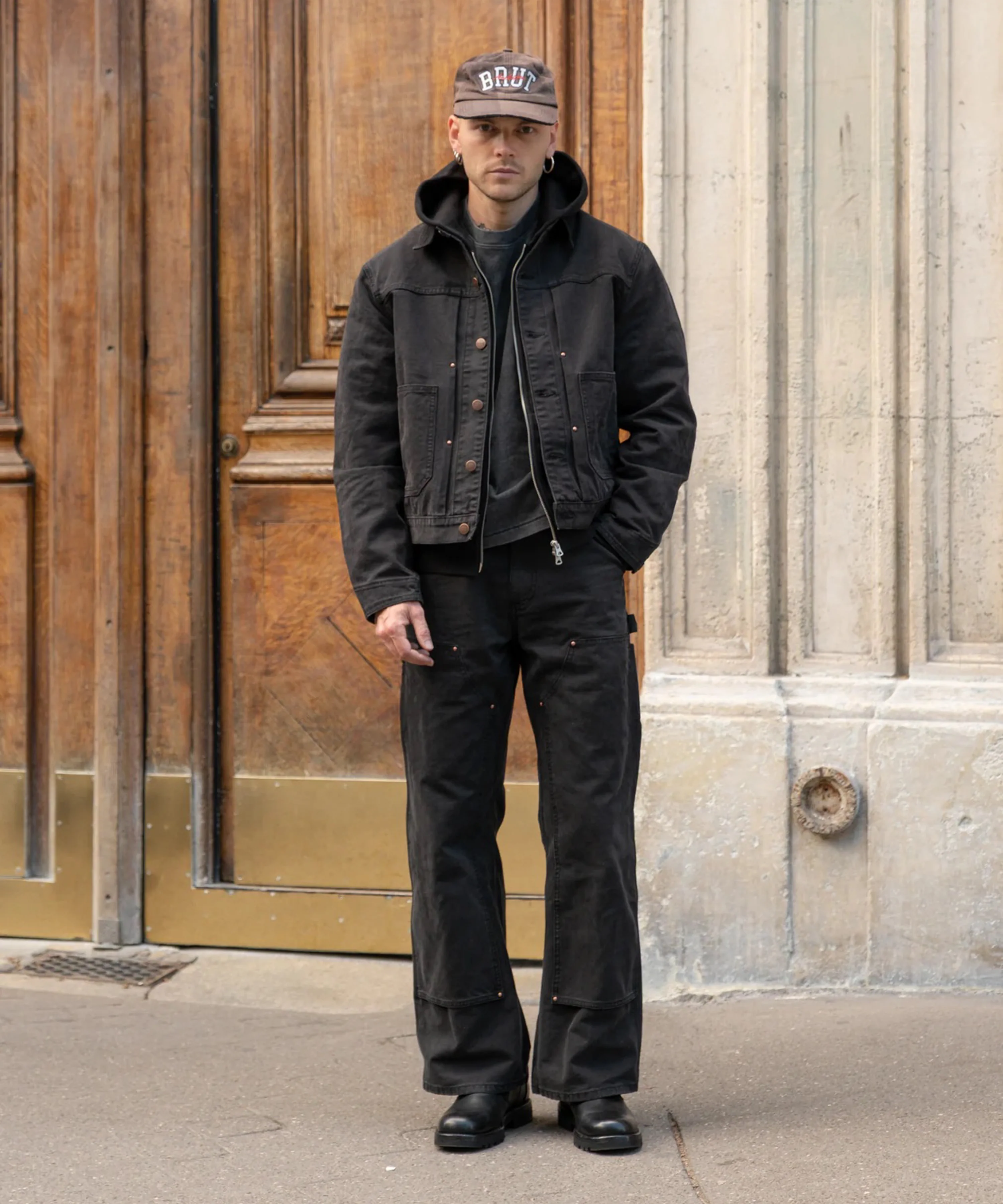 THE PLEATED RIVET JACKET - Image 3